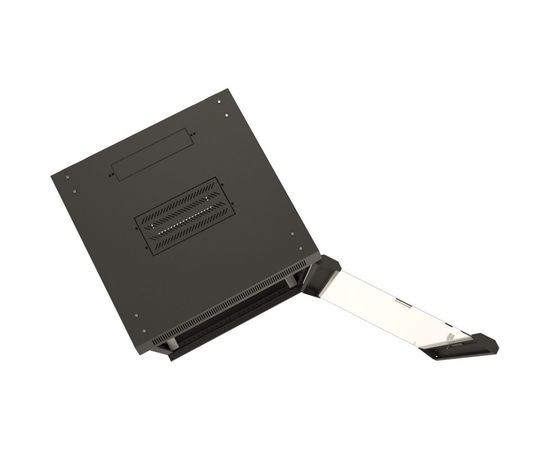 Настенный шкаф Hyperline TWB-0966-GP-RAL9004 19-дюймовый, 9U, 500x600х600мм 392631 – изображение 2