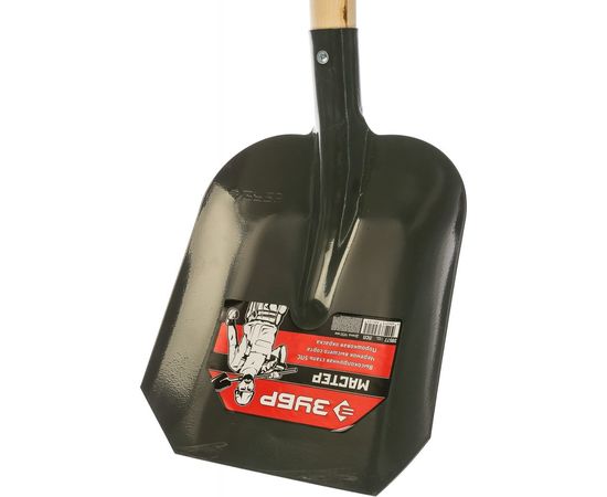 Совковая лопата МАСТЕР ЛСП, деревянный черенок, ЗУБР 39577 – изображение 2
