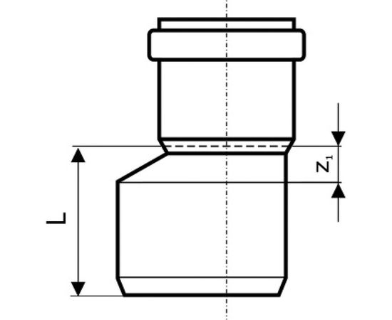 Редукция наружной канализации Ostendorf ПВХ 400х315 мм 226700 – изображение 2