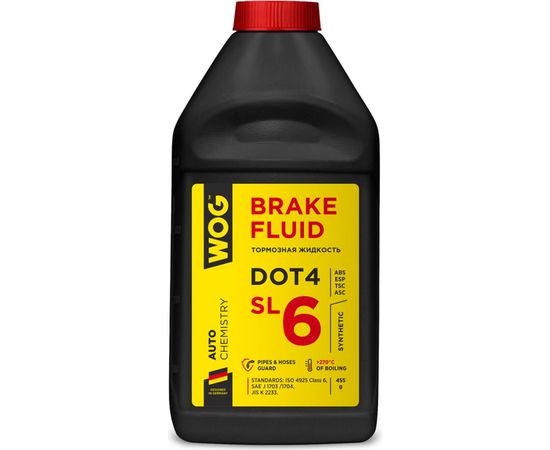 Тормозная жидкость WOG DOT 4, SL6, 0.5 л WGC0142 – изображение 2
