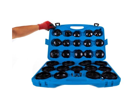 Набор съемников масляных фильтров AV Steel 30 предметов AV-920054 – изображение 3