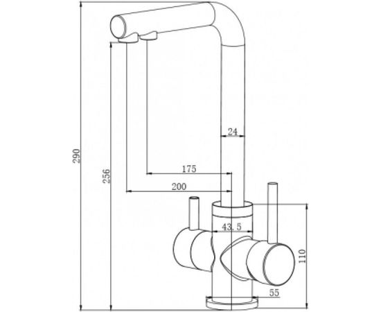 Кухонный смеситель Oulin OL-8021 – изображение 3