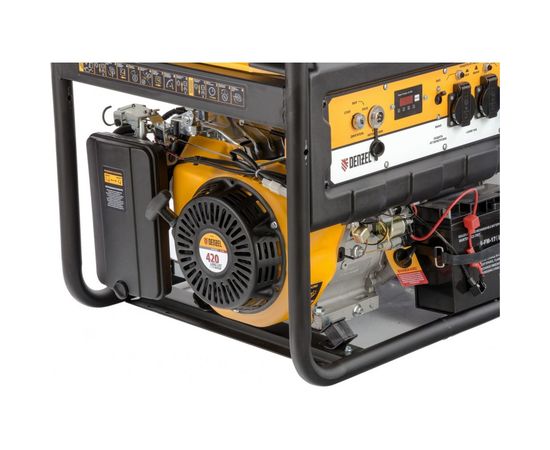Бензиновый генератор DENZEL PS 70 EA, 7,0 кВт, 230В, 25л 946894 – изображение 4