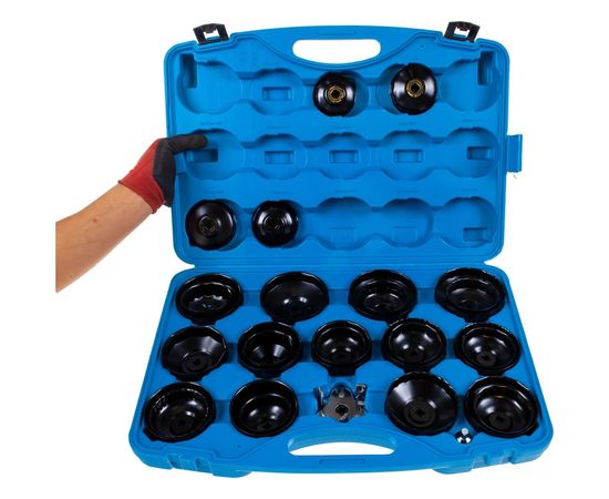 Набор съемников масляных фильтров AV Steel 30 предметов AV-920054 – изображение 4