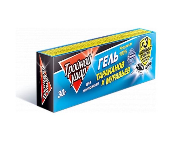 Гель от тараканов Домовой Прошка ТРОЙНОЙ шприц 30 г 22453 – изображение 4