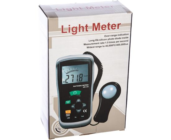 Измеритель уровня освещения (люксметр) СЕМ DT-1309 481646 – изображение 4