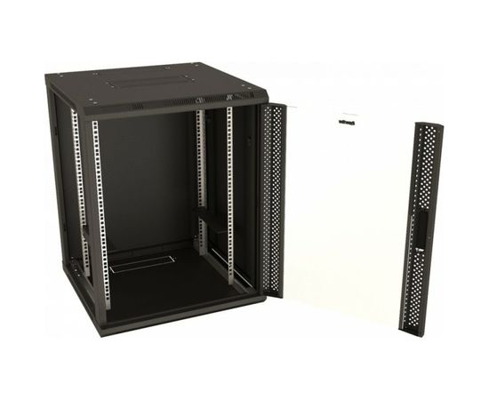 Настенный шкаф Hyperline TWB-0966-GP-RAL9004 19-дюймовый, 9U, 500x600х600мм 392631 – изображение 5