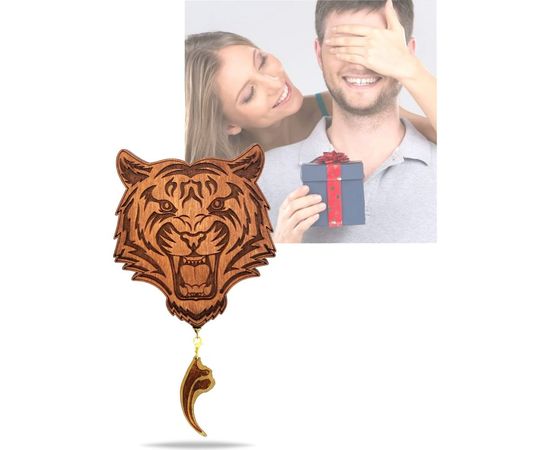 Ароматизатор AROMA BAR Тигр Шерхан в коричневом цвете, Paco Rabanne Invictus, 10 мл 43tigerbrown – изображение 6