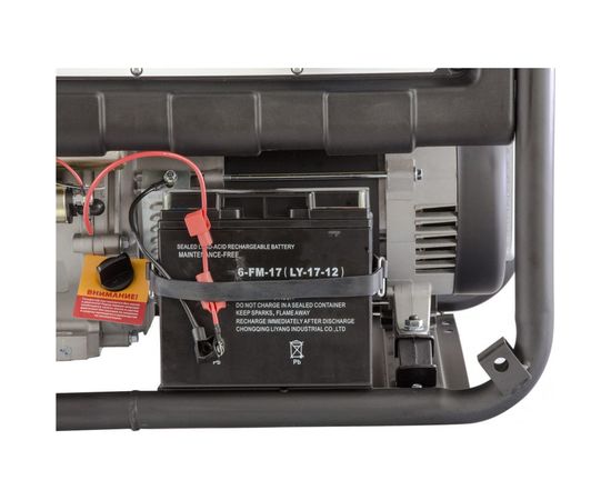 Бензиновый генератор DENZEL PS 70 EA, 7,0 кВт, 230В, 25л 946894 – изображение 6