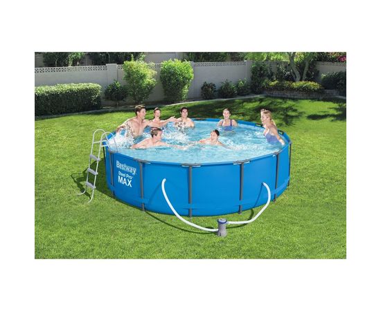 Каркасный бассейн Bestway 427х107см, 13030л, 3028л/ч, 56950 BW – изображение 6