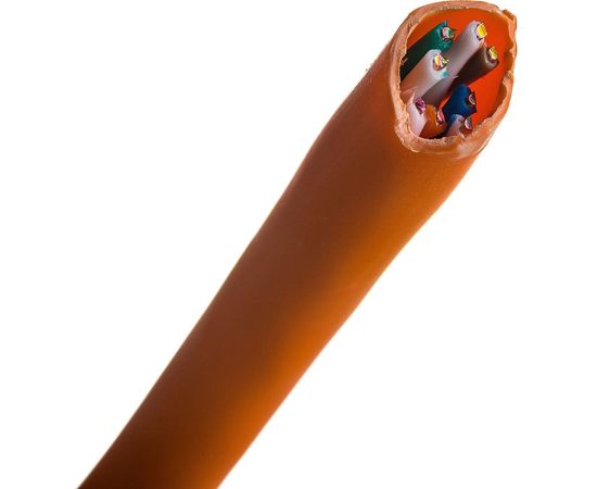 Кабель витая пара 305м Hyperline UUTP4-C5E-S24-IN-LSZH-OR 46858 – изображение 6