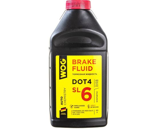 Тормозная жидкость WOG DOT 4, SL6, 0.5 л WGC0142 – изображение 7