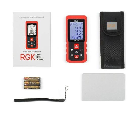 Лазерный дальномер с угломером RGK DL50 4610011873904 – изображение 7