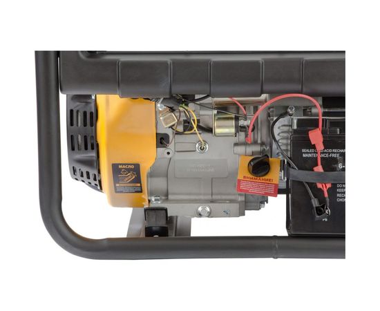 Бензиновый генератор DENZEL PS 70 EA, 7,0 кВт, 230В, 25л 946894 – изображение 9