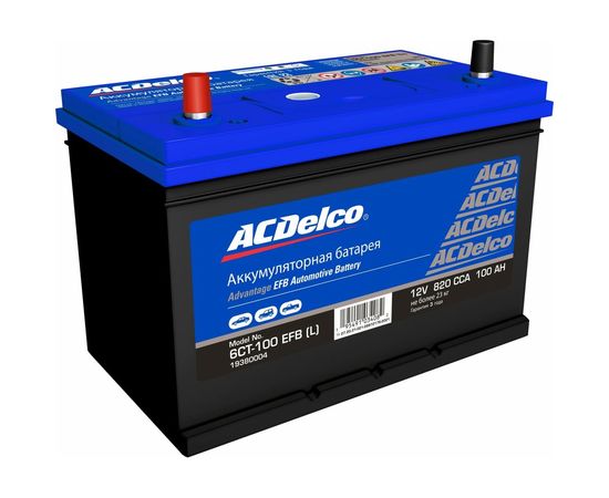 Аккумулятор ACDelco Asia AT EFB A 100-З-L прямая полярность 19380004 – изображение 2