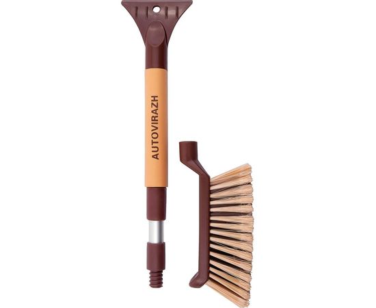 Щетка со скребком для удаления снега и льда AUTOVIRAZH AV-2160 – изображение 2