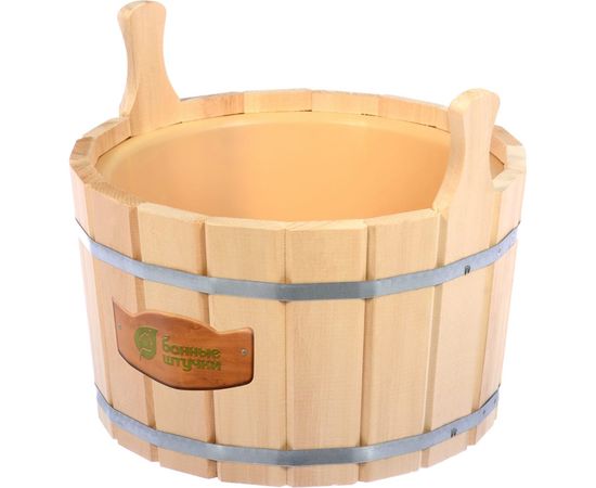 Ушат с пластиковой вставкой Банные штучки 12 л 32692 – изображение 2