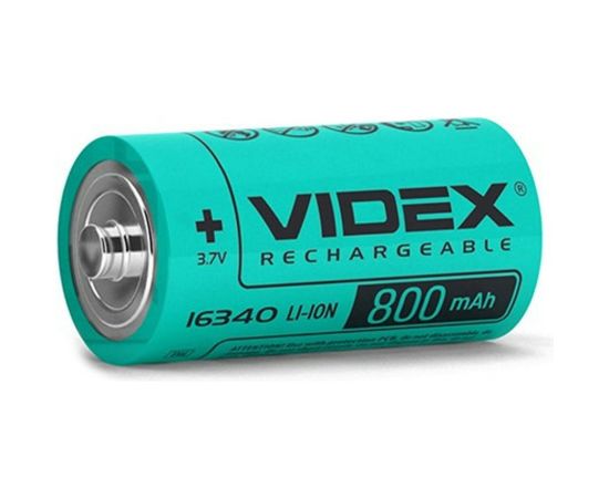 Аккумулятор Videx 16340 800mAh без защиты VID-16340-0.8-NP – изображение 2