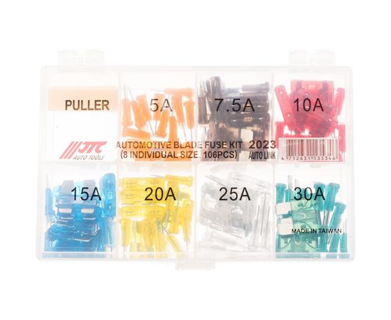 Плоские предохранители JTC 5-30 А, 106 шт. 2023 – изображение 2