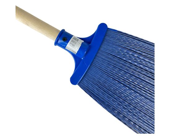 Плоская веерная пластиковая метла с черенком Спец КПБ-230835 – изображение 2