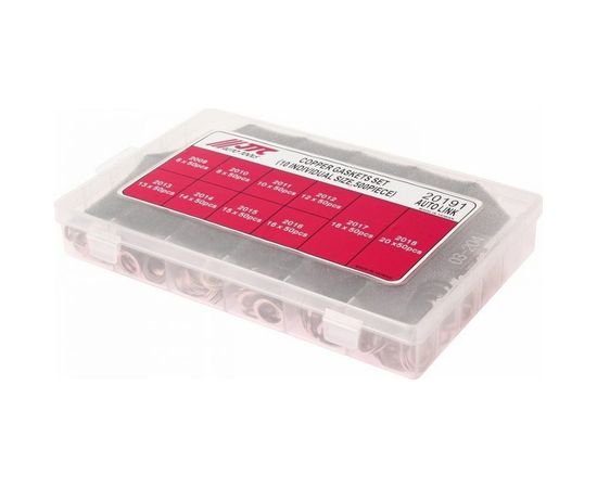 Набор медных шайб, 500шт JTC 20191 – изображение 3