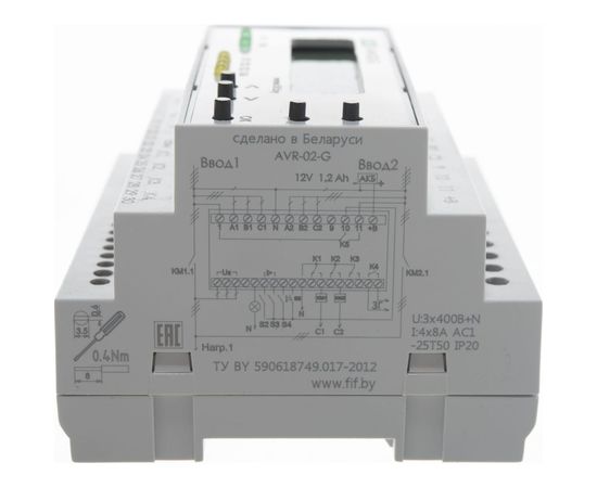 Устройство управления резервным питанием F&F АВР AVR-02-G EA04.006.005 – изображение 3