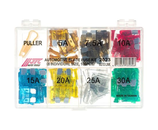 Плоские предохранители JTC 5-30 А, 106 шт. 2023 – изображение 3