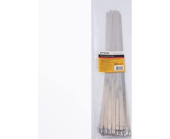 Стальной хомут STEKKER SSCTE79-400 7.9х400мм, нагрузка 120кг 32802 – изображение 3