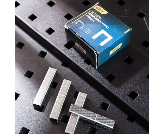 Набор скоб для степлера DELI тип D, DL238011 98420 – изображение 3