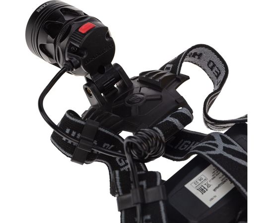 Налобный аккумуляторный сверхмощный фонарь REXANT линза с зумом led 10 Вт + cob 10вт 2x18650 75-7831 – изображение 5