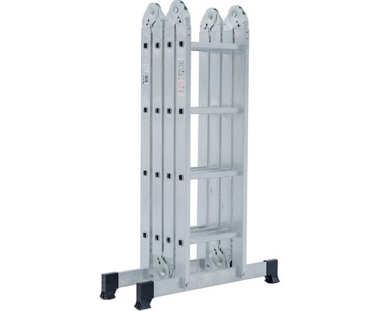 Четырехсекционная лестница-трансформер Новая Высота 4х4 ступени 1320404 – изображение 6