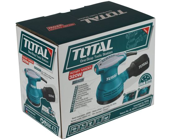 Эксцентриковая шлифмашина TOTAL TF2031256 – изображение 6