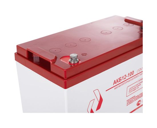 Аккумулятор АКБ 12-100 Рубин РЭ-АКБ12100 – изображение 6