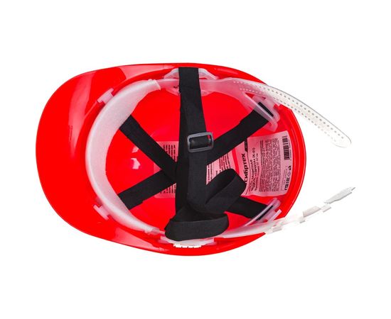 Каска защитная из ударопрочной пластмассы (оранжевая) СИБРТЕХ 89113 – изображение 6