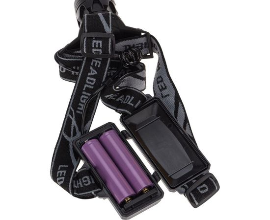 Налобный аккумуляторный сверхмощный фонарь REXANT линза с зумом led 10 Вт + cob 10вт 2x18650 75-7831 – изображение 6