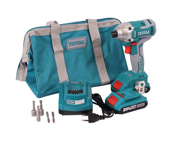 Аккумуляторный ударный винтоверт TOTAL TIRLI2002 – изображение 7