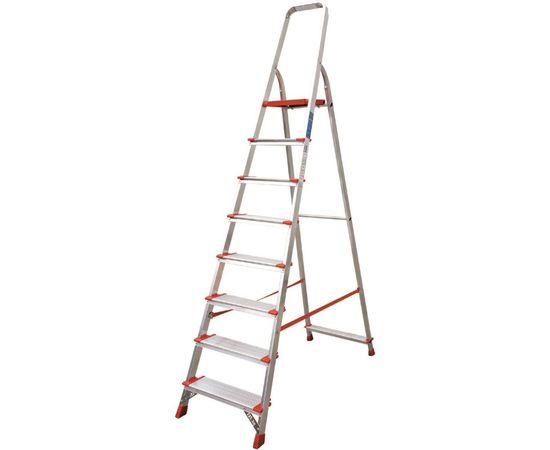 Стремянка Новая высота 8 ступеней с шириной 130 мм 5110108 