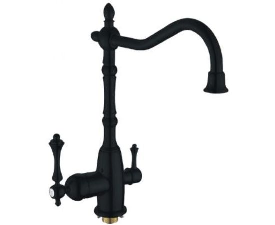 Смеситель для кухни OUTE черный T673BK-1 