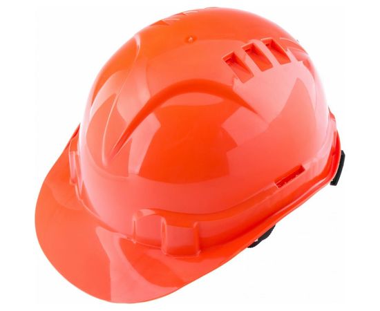 Защитная каска с храповым механизмом СИБРТЕХ ЕВРОПЛАСТ, оранжевая 89108 