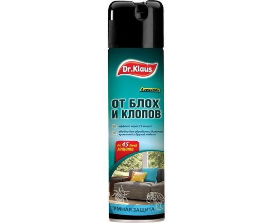 Аэрозоль от клопов блох и других насекомых Dr.Klaus 300 мл DK06400072 