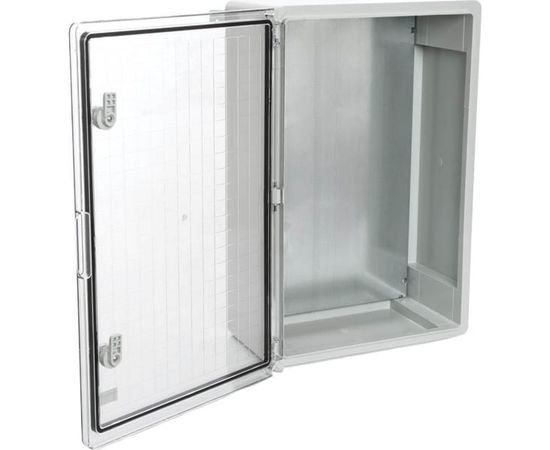 Пластиковый влагозащищенный щит Plastim с монтажной панелью, IP65 прозрачная дверца PP3020 