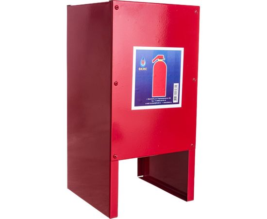 Подставка Спец П-10 красная напольная р-р 175x175x340мм до 6,5кг ОГН-П10К 