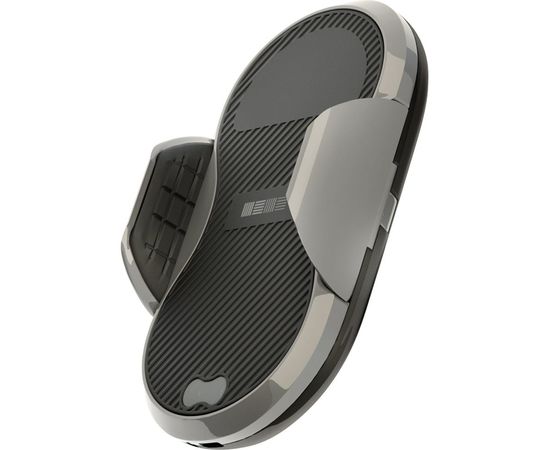 Автомобильный держатель InterStep с БЗУ 10W, PU на стекло, ABS, кабель 1м 62604 