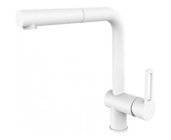 Смеситель для мойки с поворотным изливом Paffoni RINGO белый матовый RIN185BO 00227581 