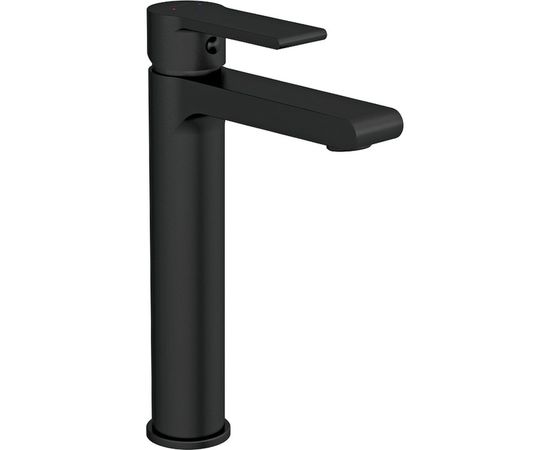 Смеситель для раковины Cersanit BRASKO BLACK высокий, с клик-клак 63111 