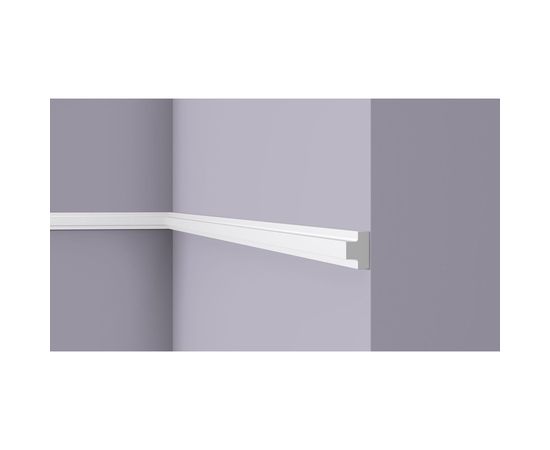 Молдинг WALLSTYL (2000х30х20 мм; белый) NMC T40 