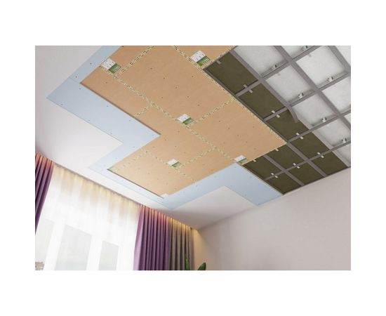 Звукопоглощающая плита SoundGuard Basalt 50 (4 шт, 1200х600х50 мм, 2,88 кв.м) 201053 – изображение 2