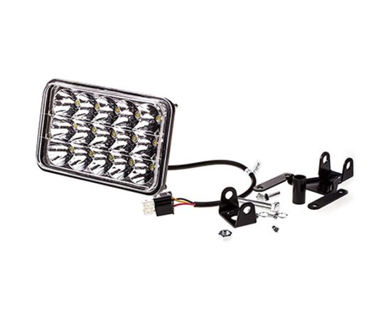 Прямоугольная светодиодная фара SKYWAY OFF ROAD 12V/24V 45W 6000К 15 диодов Combo свет S08401047 – изображение 2