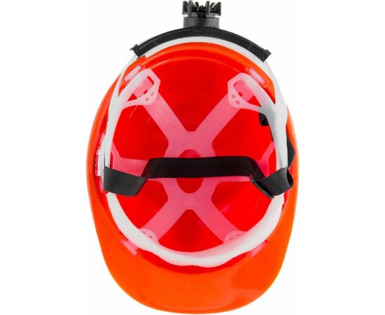 Защитная каска с храповым механизмом СИБРТЕХ ЕВРОПЛАСТ, оранжевая 89108 – изображение 2