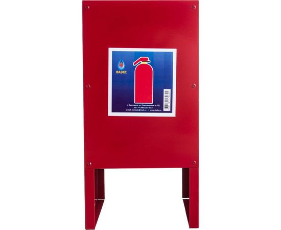 Подставка Спец П-10 красная напольная р-р 175x175x340мм до 6,5кг ОГН-П10К – изображение 2